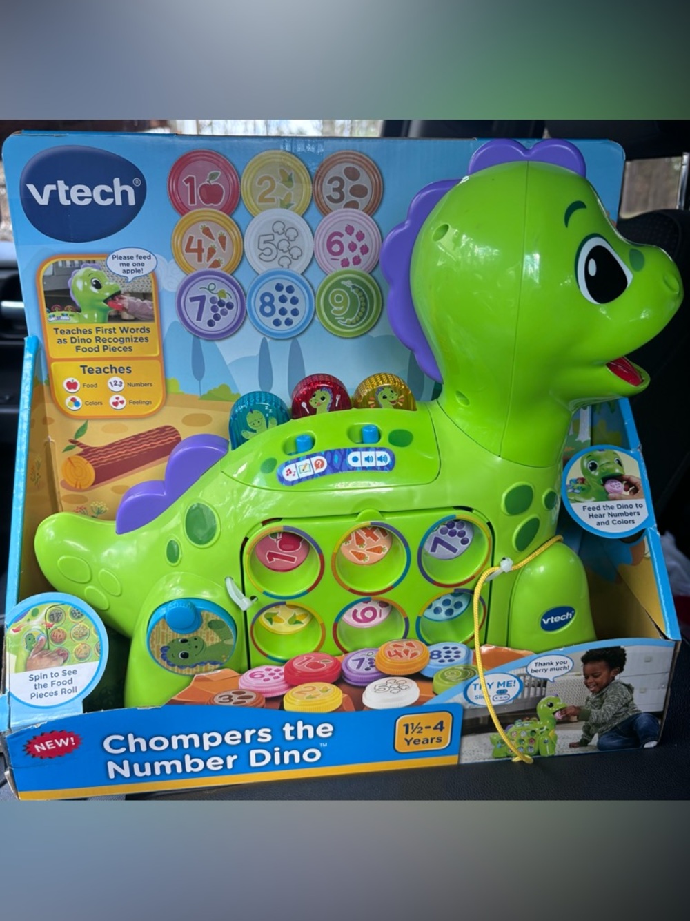 Chompers the Number Dino - Green
